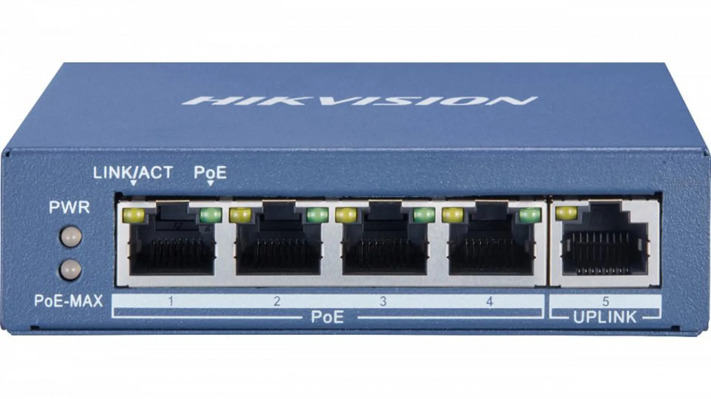 Hikvision DS-3E0505P-E - Netwerk switch