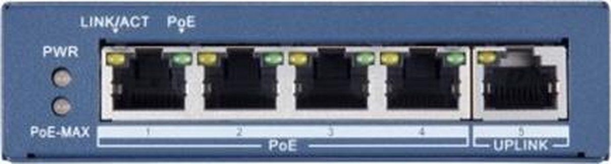 Hikvision DS-3E0505P-E - Netwerk switch