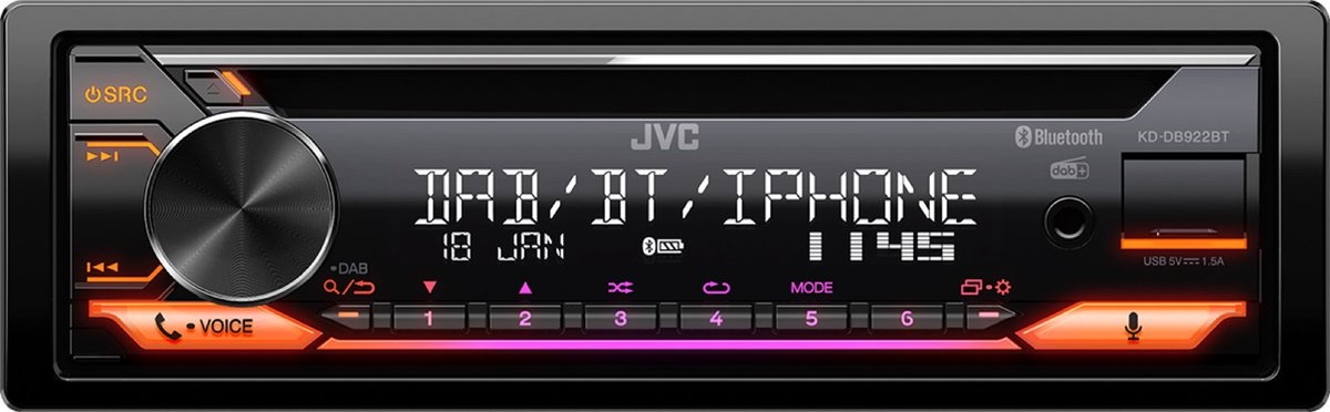 JVC KD-DB922BT - Autoradio