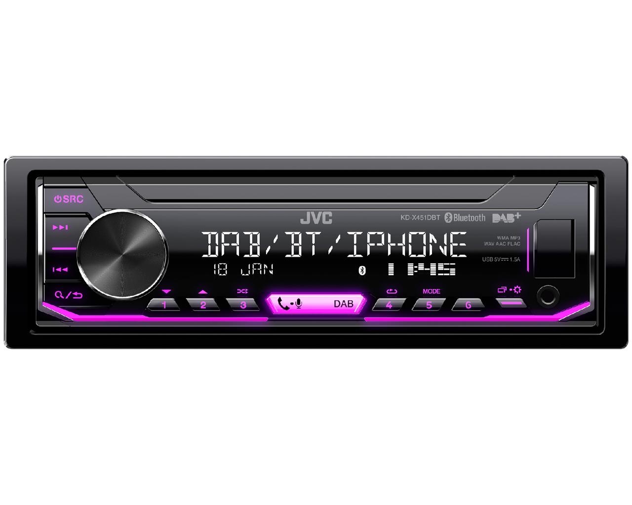 JVC KD-X451DBT - Autoradio