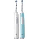 Oral-B Pro 1 Duo White & Blue - Elektrische tandenborstel