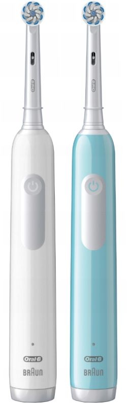 Oral-B Pro 1 Duo White & Blue - Elektrische tandenborstel