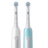 Oral-B Pro 1 Duo White & Blue - Elektrische tandenborstel
