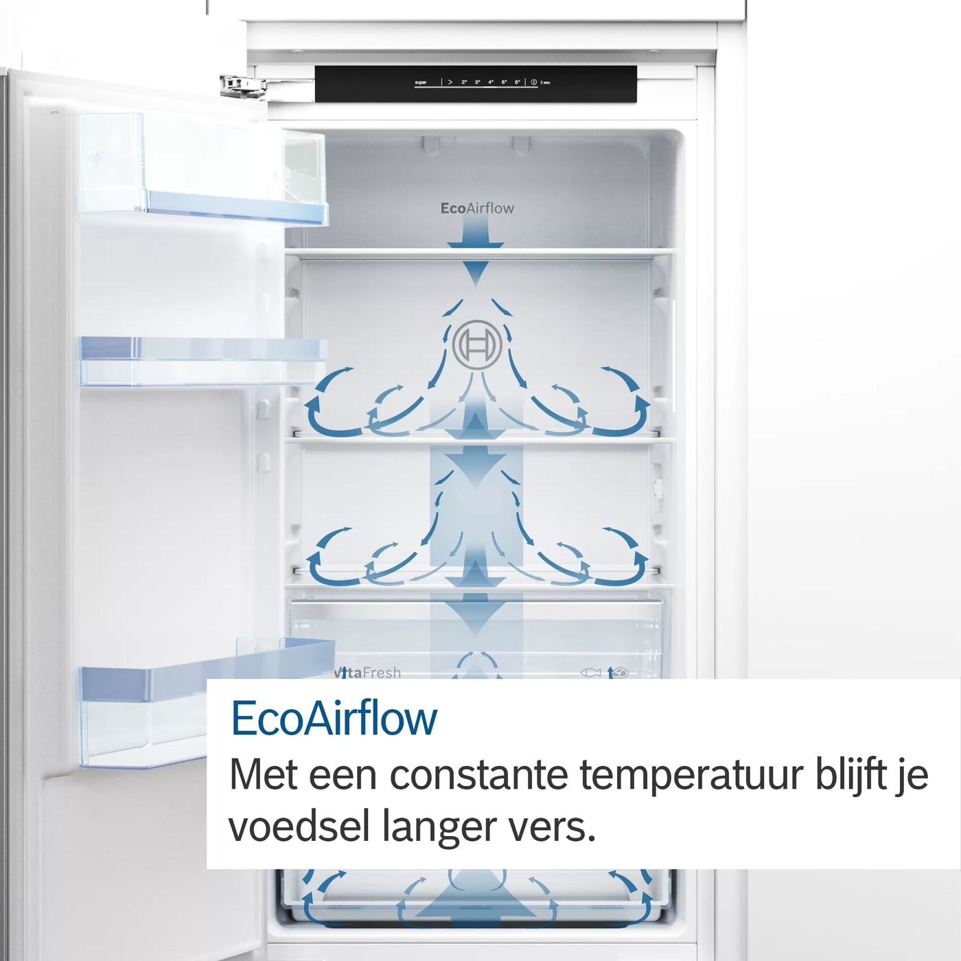 Bosch KIV87NFF0 - Inbouw koel-vriescombinatie