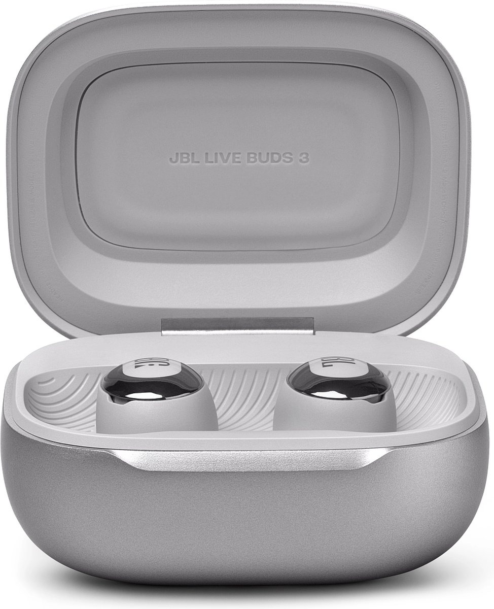 JBL Live Buds 3 Zilver - Draadloze oordopjes