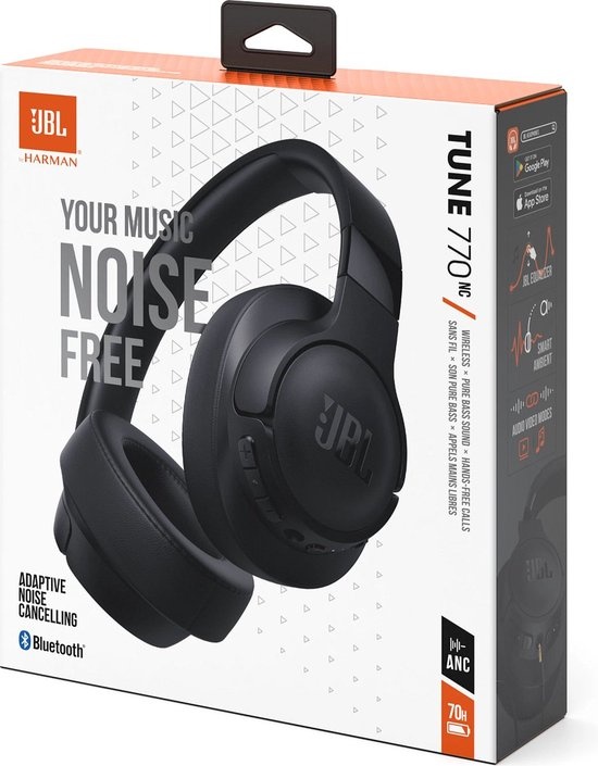 JBL Live 770NC Black - Draadloze koptelefoon
