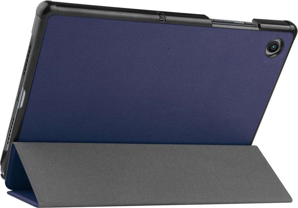 Just in Case Smart Tri-Fold Case - Samsung Galaxy Tab A8 - Blauw - Beschermhoes