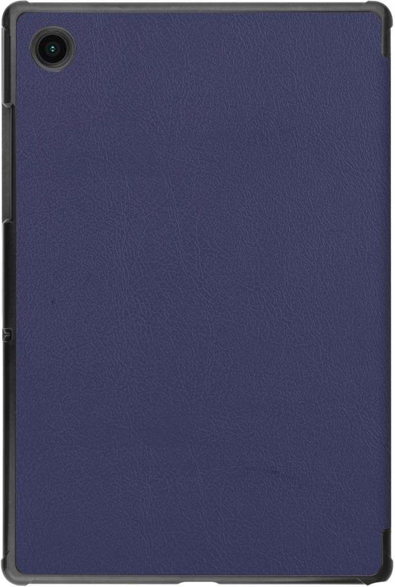 Just in Case Smart Tri-Fold Case - Samsung Galaxy Tab A8 - Blauw - Beschermhoes