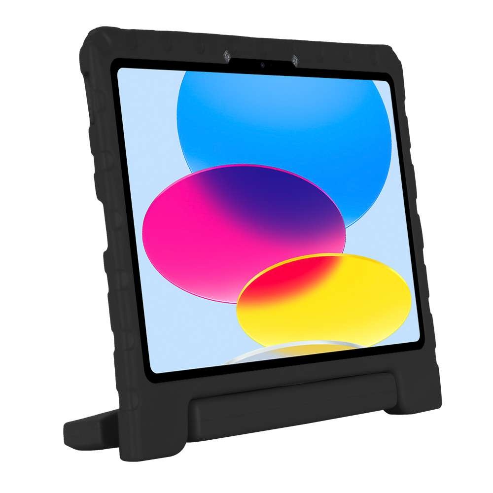 Just In Case Kids Case Cassic - Apple iPad 2022 - Zwart - Beschermhoes