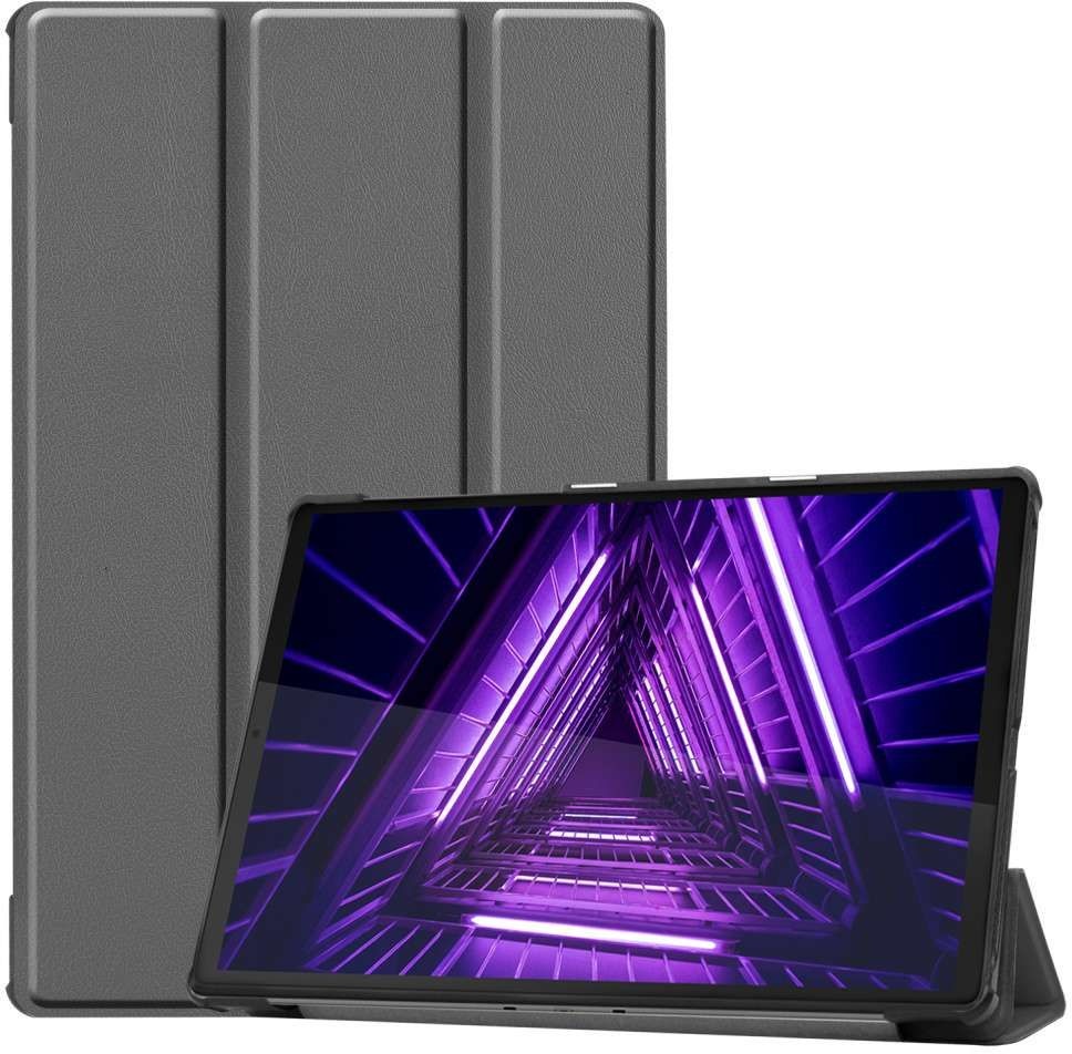 Just in Case Smart Tri-Fold Case - Lenovo M10HD - Grijs - Beschermhoes