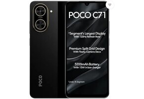 Xiaomi Poco C71 64GB Zwart - Mobiele telefoon