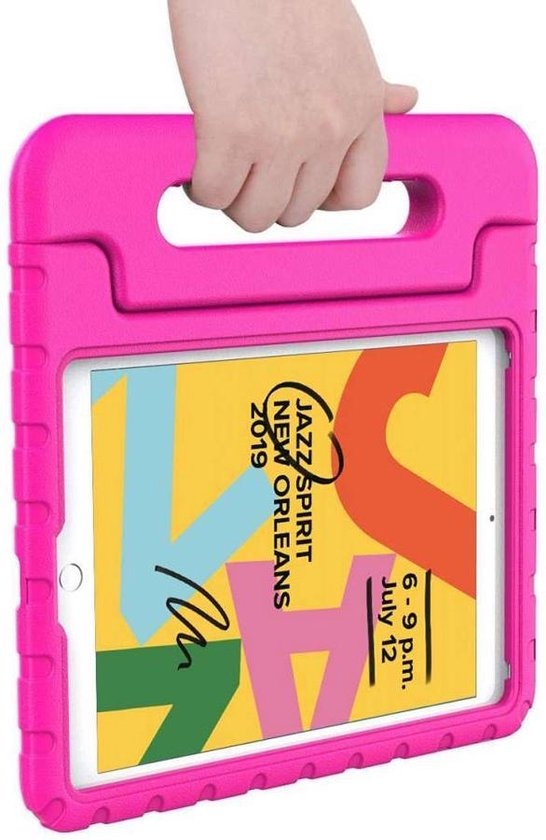 Just In Case Kids Case Cassic - Apple iPad 10.2 - Roze - Beschermhoes