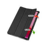 Just in Case Lenovo Tab M11 Smart Tri-Fold Case Zwart - Tablethoes