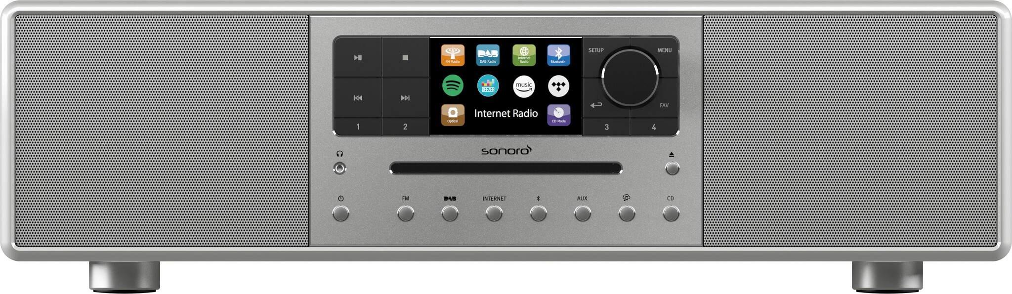 Sonoro Meisterstuck V4 Zilver - Radio