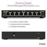 Netgear GS308E-100PES - Netwerk switch