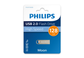 Philips USB 2.0 Moon Vintage Silver 128GB - USB-stick