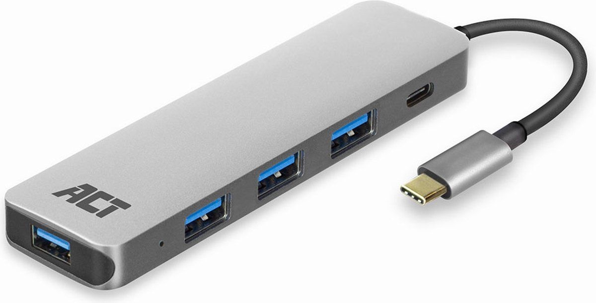 ACT USB-C Hub met 4x USB-A