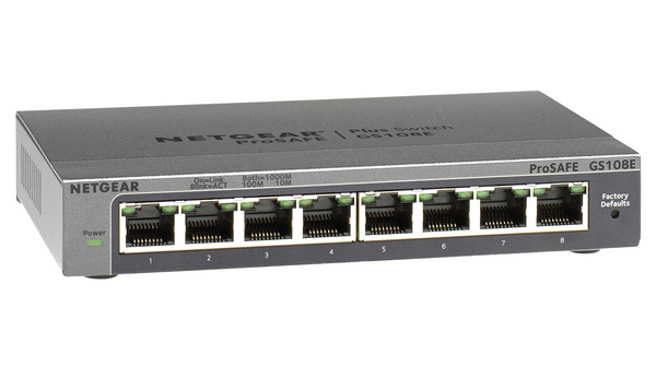 Netgear GS108E-300PES Netwerk switch - Netwerk switch
