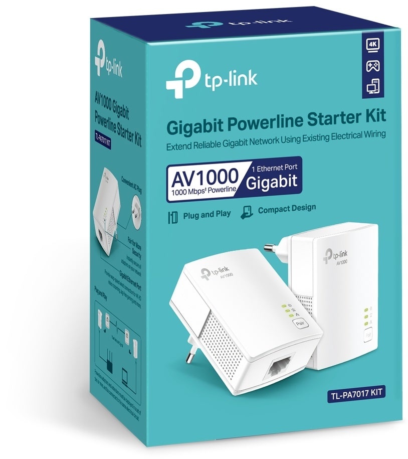 TP-Link AV1000 (TL-PA7017KIT) - Powerline adapter