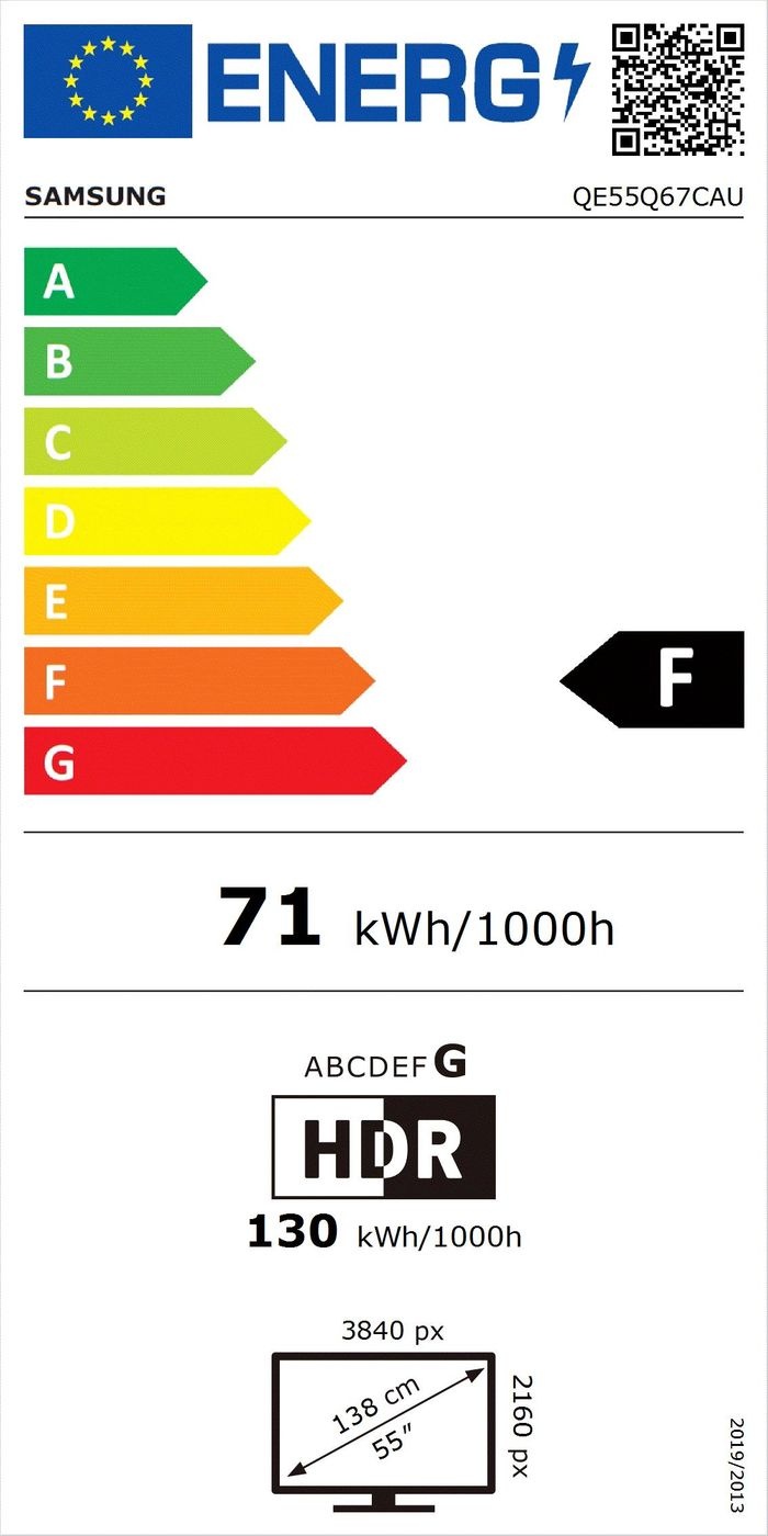 Samsung QLED 4K 55Q67C (2023) Buitenlands model - QLED TV