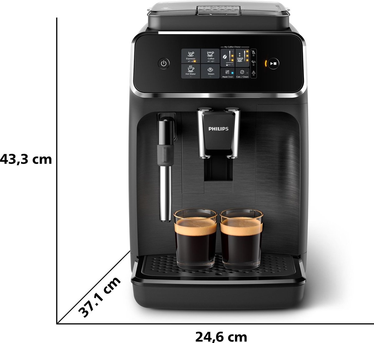 Philips EP2220/10 Mat Zwart - Koffiemachine