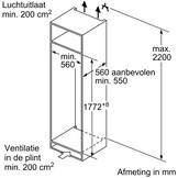 Siemens KI81REDD0 iQ500 extraKlasse - Inbouw koelkast