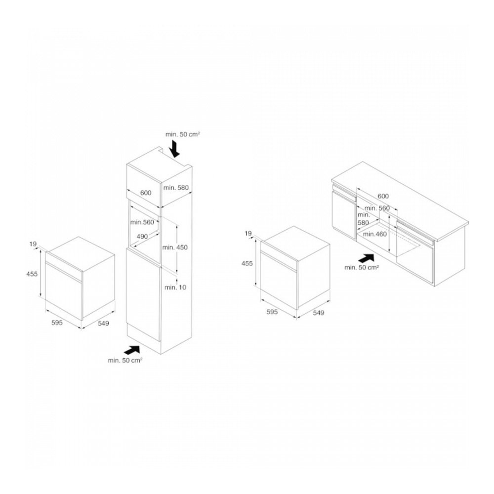 ETNA CM350ZT - Inbouw magnetron