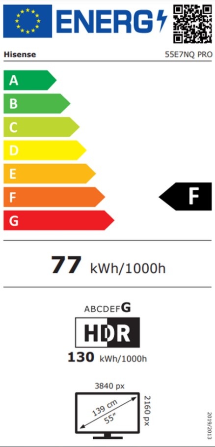 Hisense 55E7NQ PRO - QLED TV