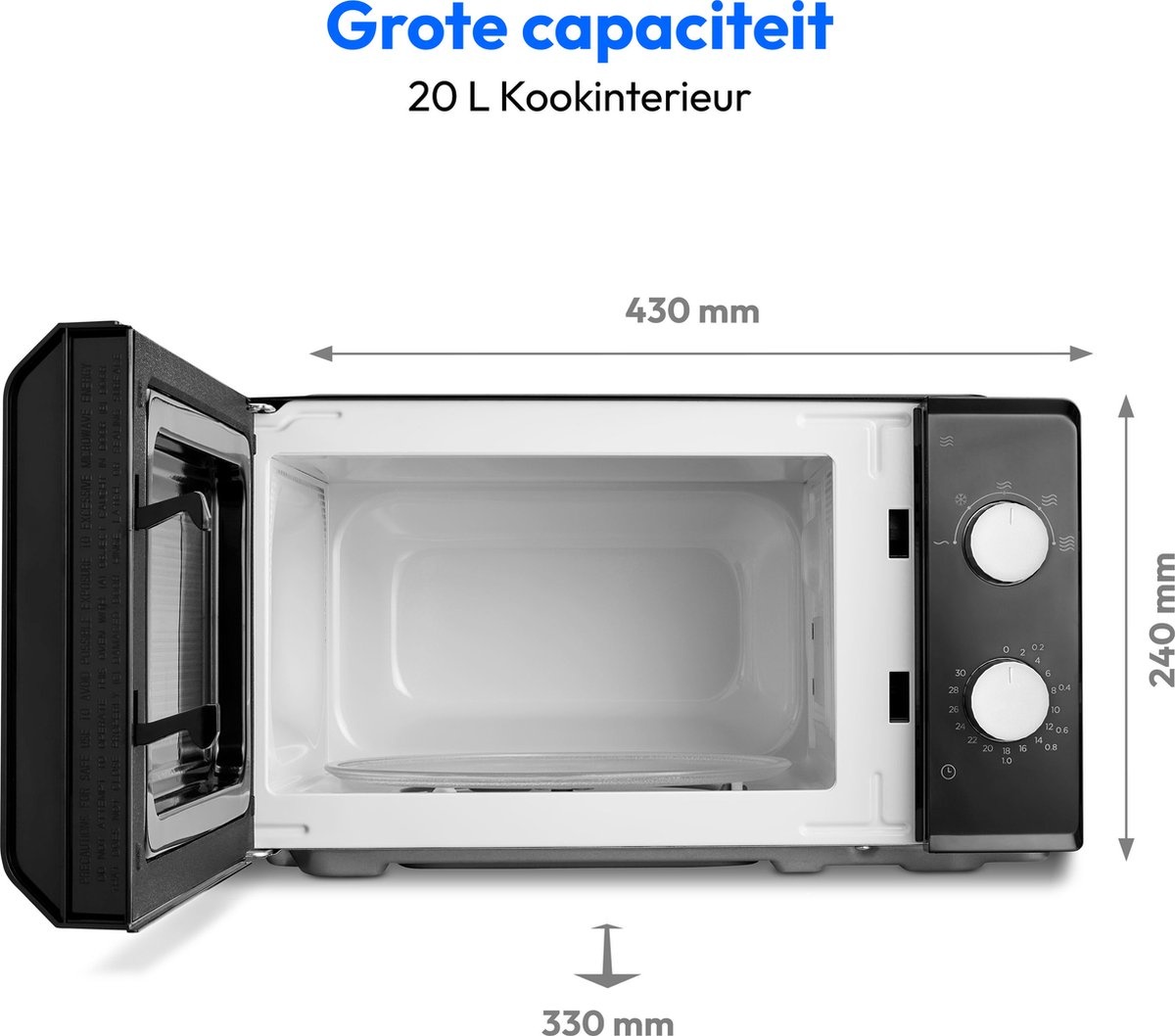 Medion MD 11475 Zwart - Solo magnetron