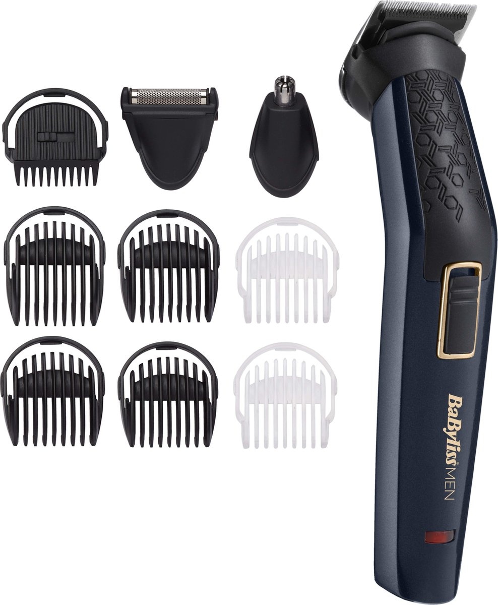 BaBylissMEN 10-in-1 Carbon Steel MT728E - Baardtrimmer