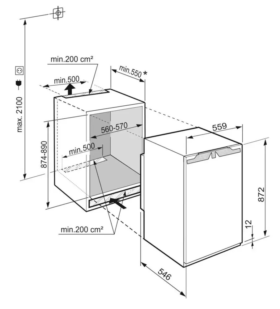 Liebherr SIBa 3950 Prime - Inbouw koelkast