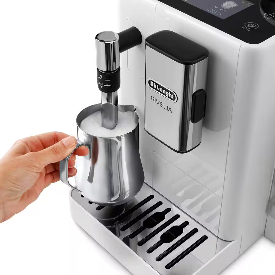 De'Longhi Rivelia Arctic White EXAM440.55.W - Koffiemachine