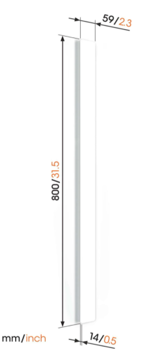 Vogel's TVA 6000 (80cm) Zwart - Kabelgoot