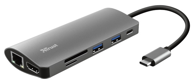 Trust Dalyx 7-in-1 USB-C-adapter - Adapter