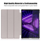 Just in Case Smart Tri-Fold Case - Lenovo M10HD - Rood - Beschermhoes