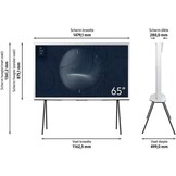 Samsung The Serif QLED 4K 65LS01B Cloud White (2023) - QLED TV