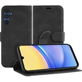 Just In Case Samsung Galaxy A15 Premium Wallet Case Zwart - Beschermhoes