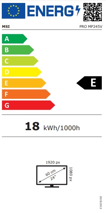 MSI Pro MP245V - Monitor