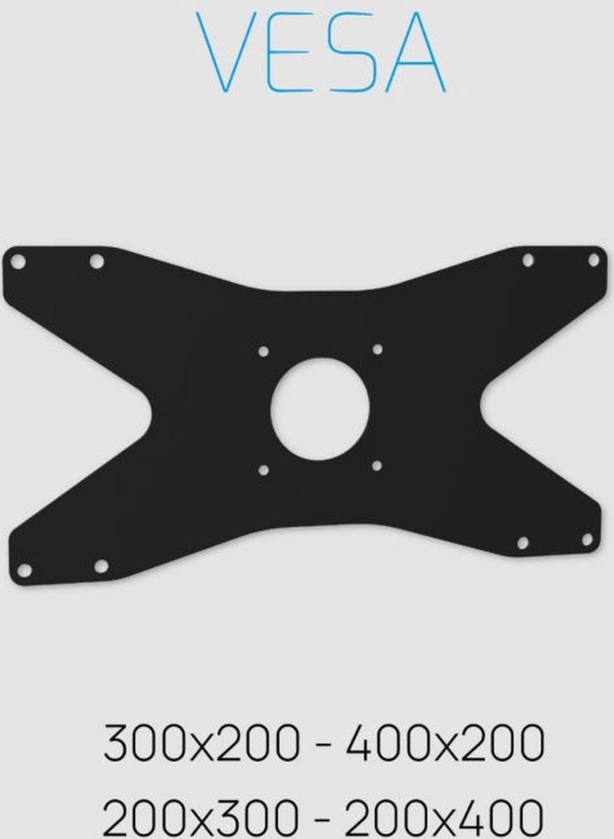 Cavus ELLIPS Vloerstandaard Zwart