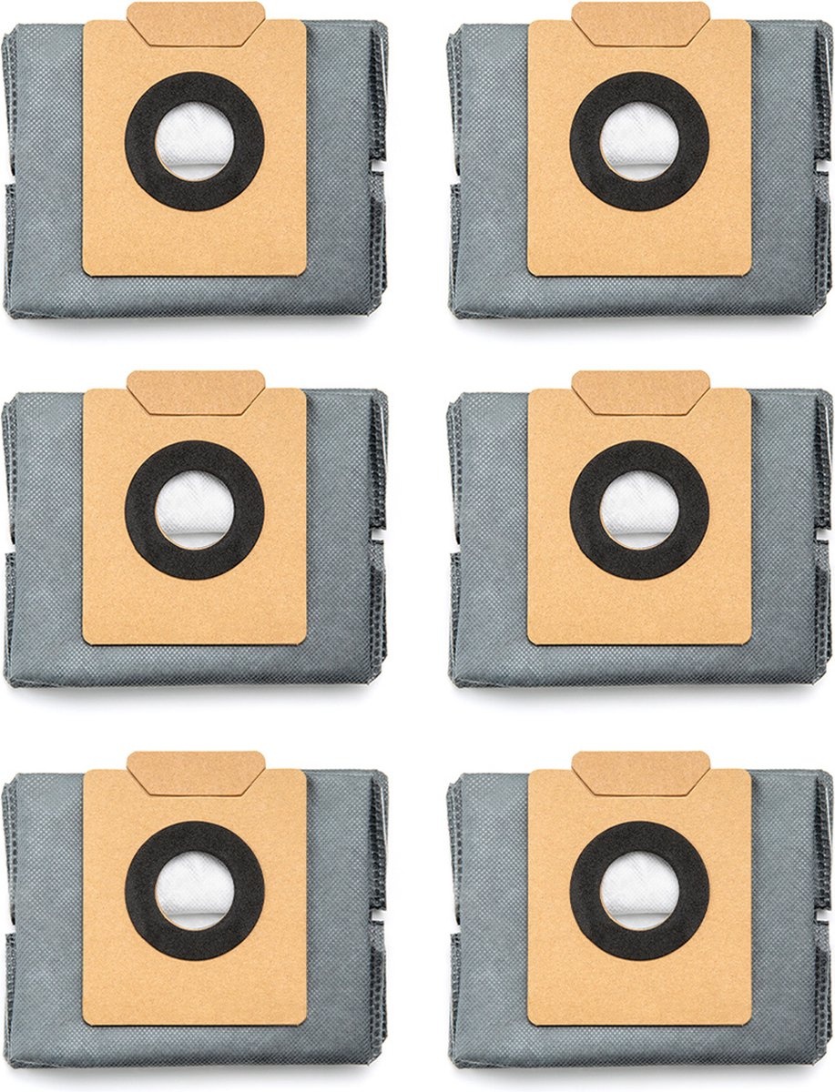Eufy antibacteriële en geurverdrijvende stofzak voor X8 Pro-serie + X10 (6 stuks) - Stofzuigerzakken