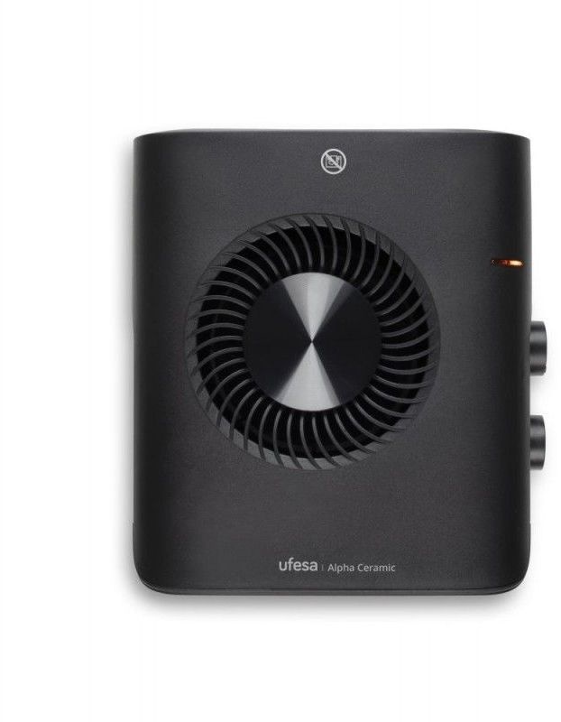 Ufesa Alpha Ceramic Zwart - Tafelventilator