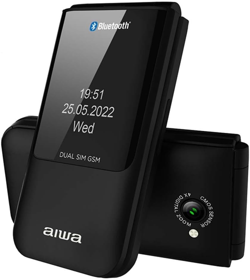 Aiwa FP-24BK Zwart - Senioren telefoon
