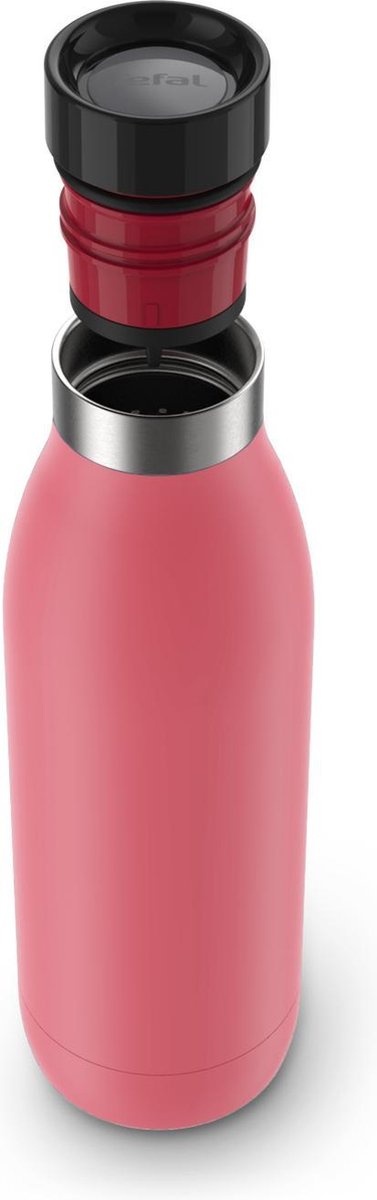 Tefal Bludrop Basic 0,5L RVS/Koraal - Drinkfles