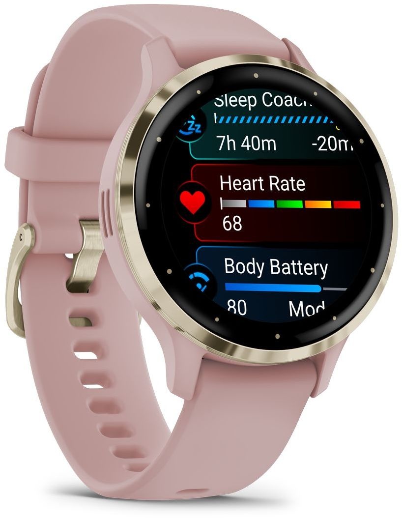 Garmin Venu 3S Goud/Roze - Smartwatch