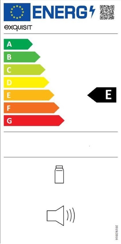 Exquisit UKS130-4-FE-010E - Onderbouw koelkast