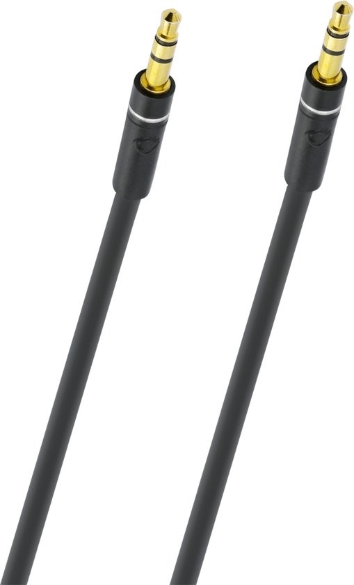 Oehlbach D1C33181 SL Audiokabel 3.5mm Jack 0,5M Zwart