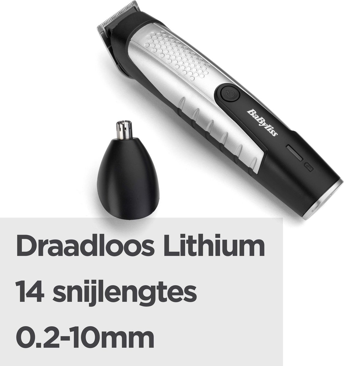 BaByliss Lithium Power T812E - Baardtrimmer