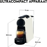 De'Longhi Nespresso Essenza Mini EN85.W - Koffiemachine