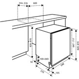 Inventum IVW6008A - Inbouw vaatwasser