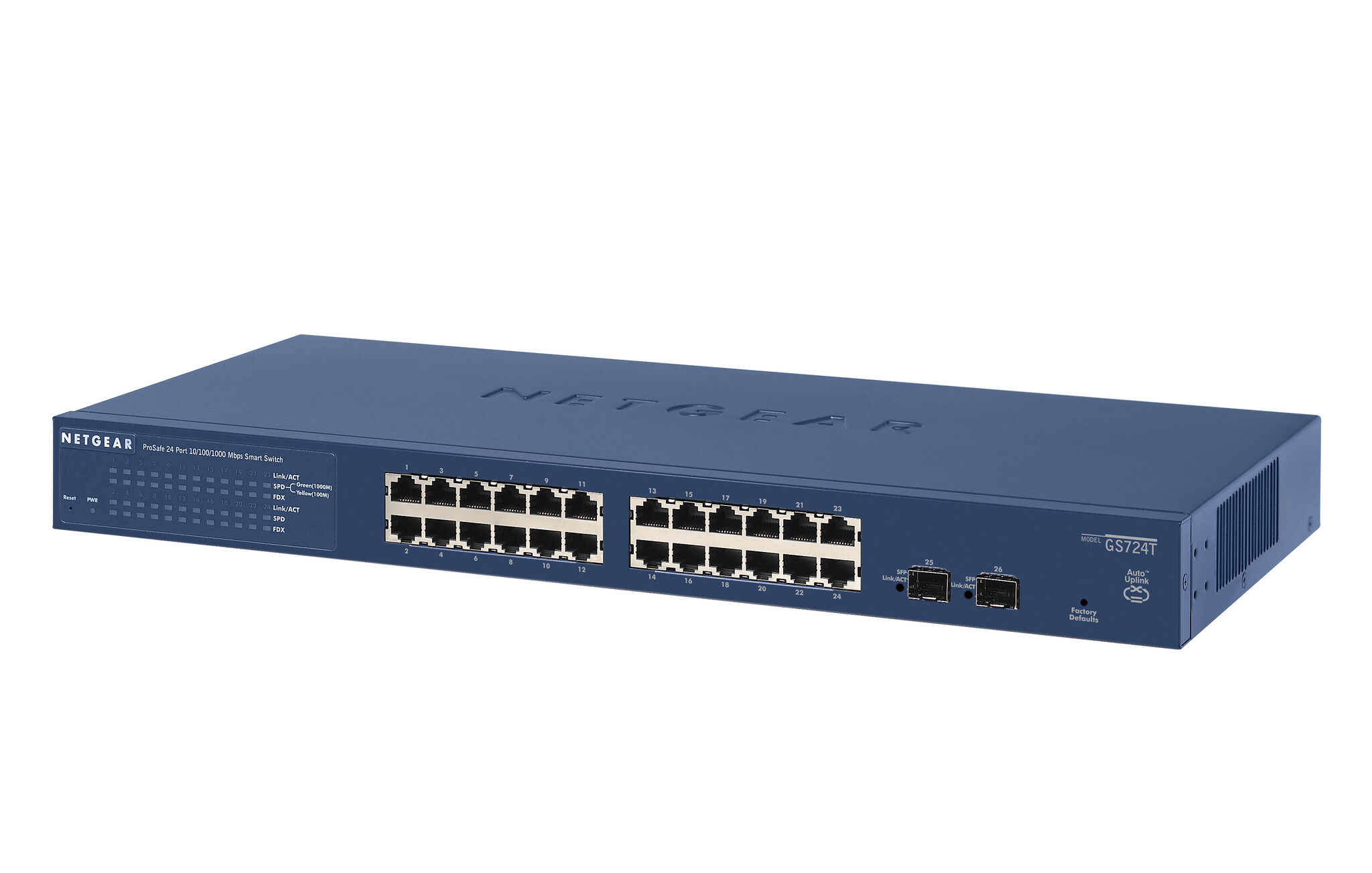 Netgear 24 Port Switch Prosafe (GS724T-400EUS) - Netwerk switch